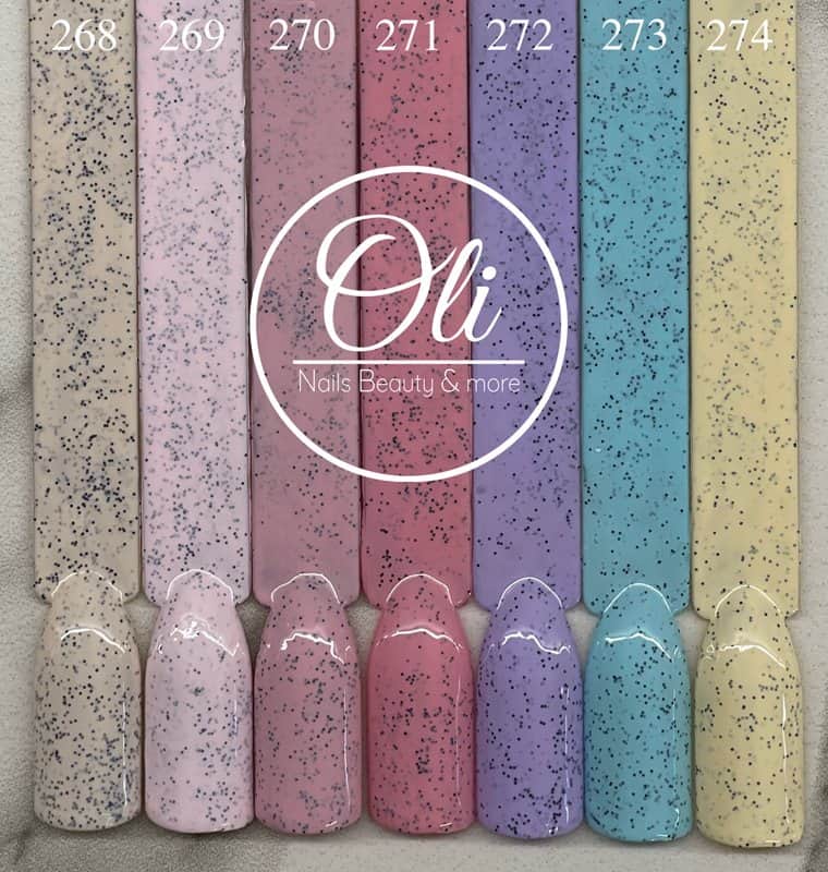 RIO gel polish לק ג׳ל ריו גוונים 268-274