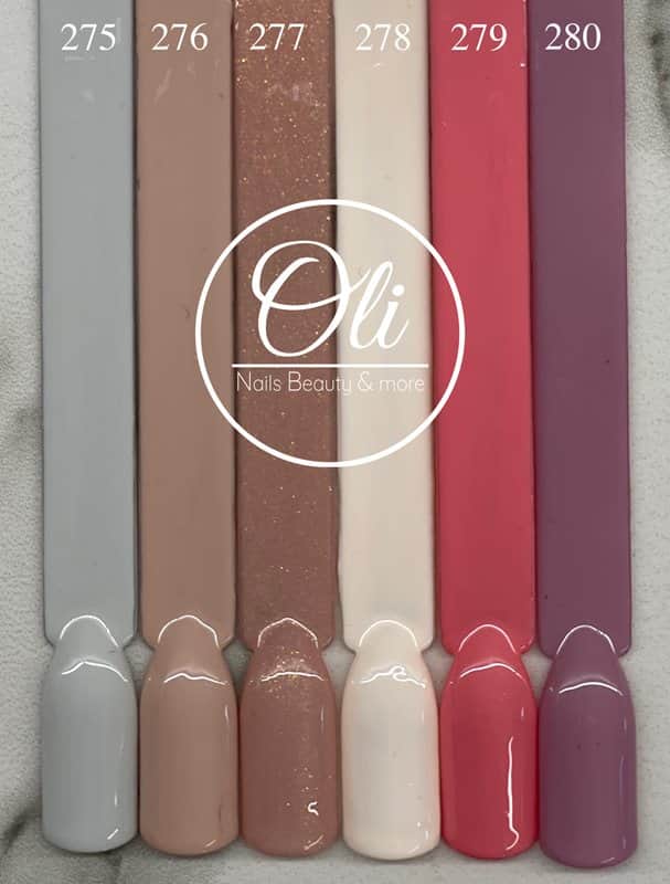 RIO gel polish לק ג׳ל ריו גוונים 275-280