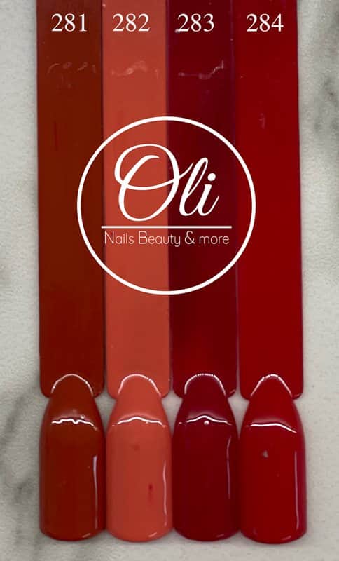 RIO gel polish לק ג׳ל ריו גוונים 281-284