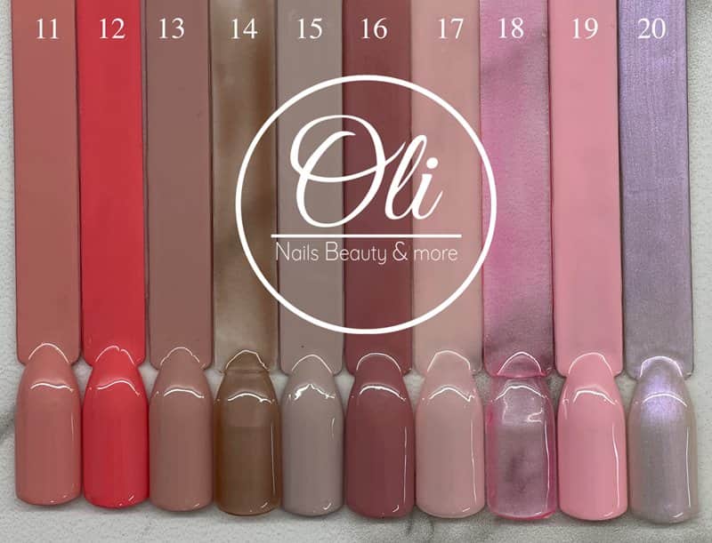 RIO gel polish לק ג׳ל ריו גוונים 11-20