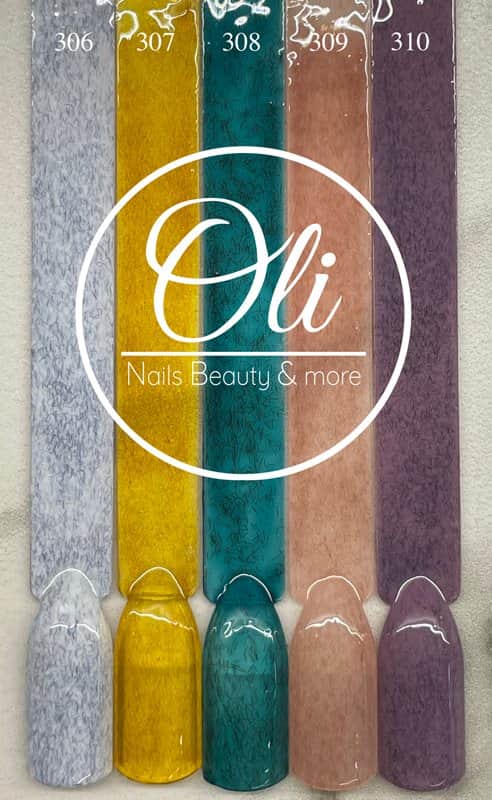RIO gel polish לק ג׳ל ריו גוונים 306-310