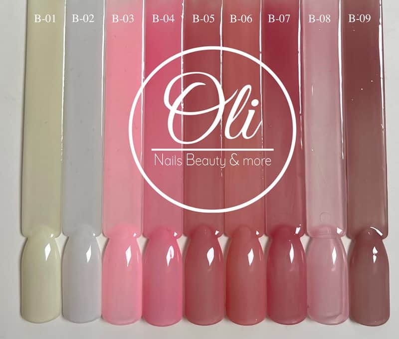 RIO gel polish לק ג׳ל ריו גוונים B01-B09