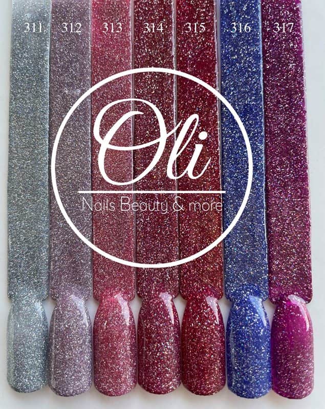 RIO gel polish לק ג׳ל ריו גוונים 311-317
