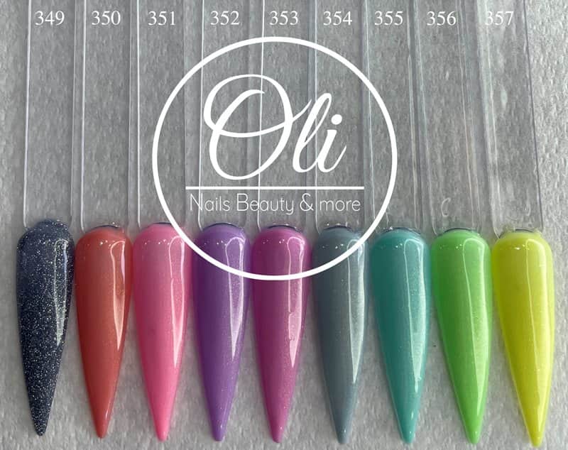 RIO gel polish לק ג׳ל ריו גוונים 349-357
