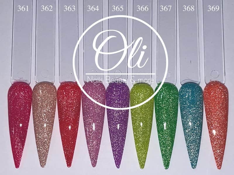 RIO gel polish לק ג׳ל ריו גוונים 361-369