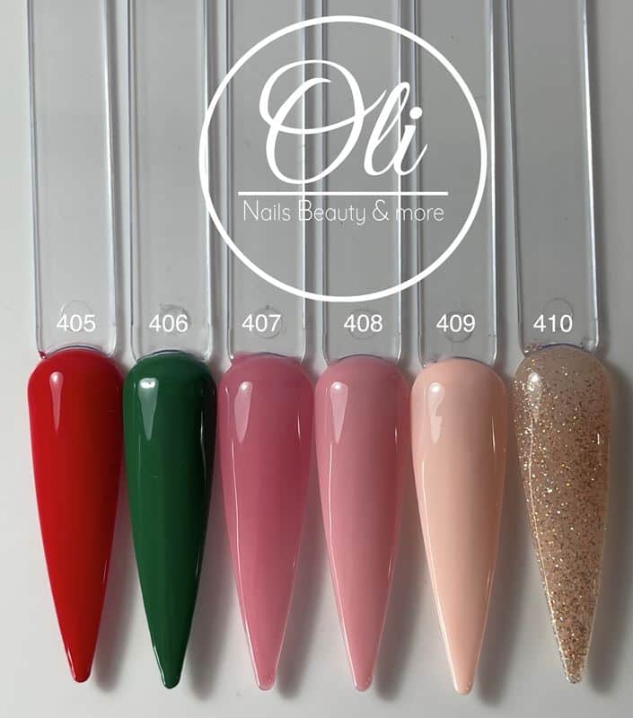 RIO gel polish לק ג׳ל ריו גוונים 405-410