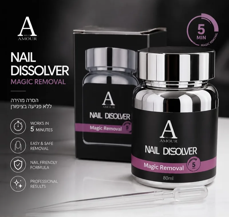 מסיר ג׳ל מתקדם אמור | AMOUR Professional Gel Remover
