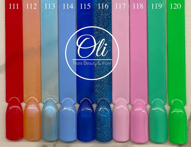 RIO gel polish לק ג׳ל ריו גוונים 111-120