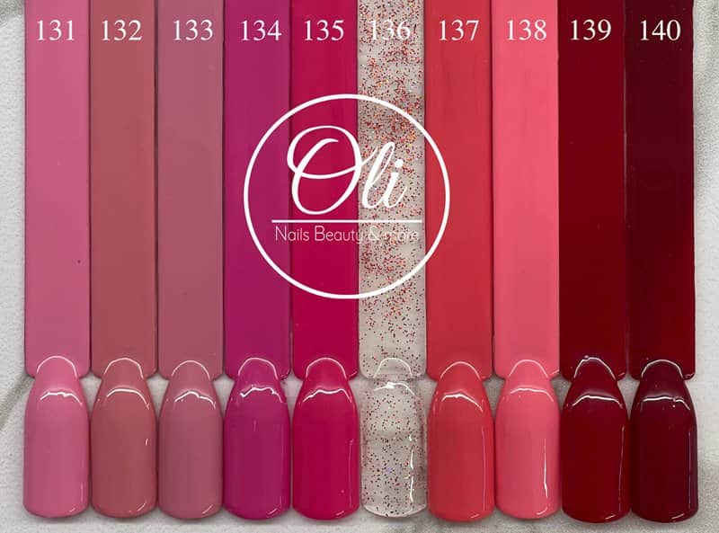 RIO gel polish לק ג׳ל ריו גוונים 131-140