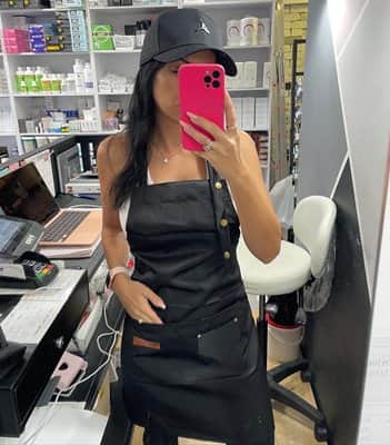 סינר עבודה שחור ללא לוגו