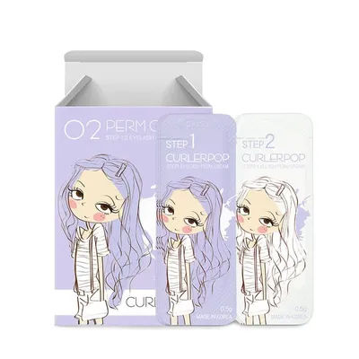 מארז קרם 1+2 להרמת ריסים / גבות קורליפופ CURLERPOP