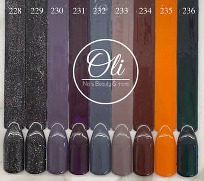 RIO gel polish לק ג׳ל ריו גוונים 228-236