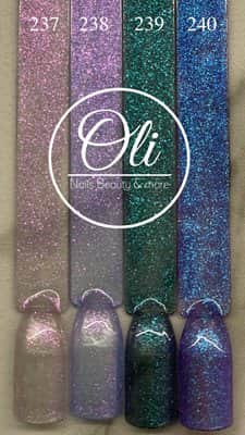 RIO gel polish לק ג׳ל ריו גוונים 237-240