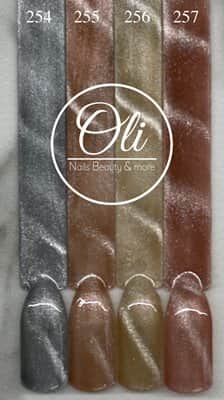 RIO gel polish לק ג׳ל ריו גוונים 254-257