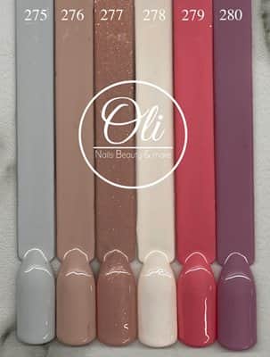 RIO gel polish לק ג׳ל ריו גוונים 275-280