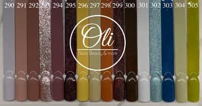 RIO gel polish לק ג׳ל ריו גוונים 290-305