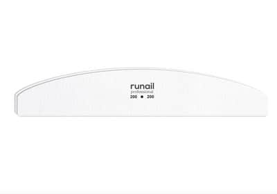 פצירה רונייל runail חצי ירח 200/200 זברה מארז 50 יח׳