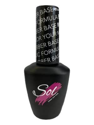CLEAR RUBBER BASE SOL - ראבר בייס סול שקוף