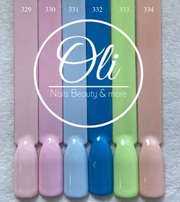 RIO gel polish לק ג׳ל ריו גוונים 329-334