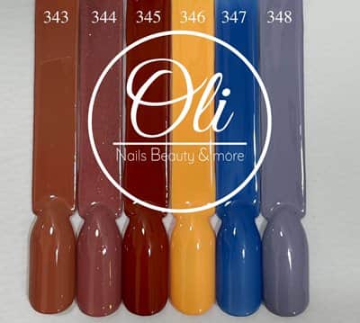 RIO gel polish לק ג׳ל ריו גוונים 343-348