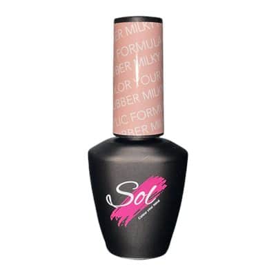 RUBBER BASE MILKY PINK SOL - ראבר בייס סול בגוון מילקי פינק