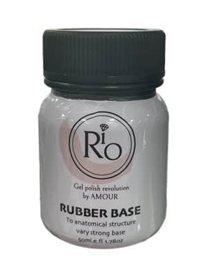 CLEAR RIO RUBBER BASE ראבר בייס ריו שקוף - 50 מ״ל
