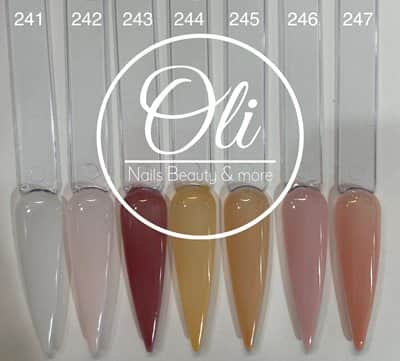 RIO gel polish לק ג׳ל ריו גוונים 241-247