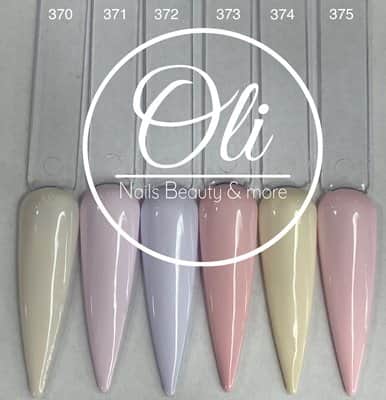 RIO gel polish לק ג׳ל ריו גוונים 370-375