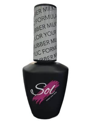 MILKY RUBBER BASE SOL - ראבר בייס סול בגוון מילקי פאני באני