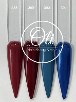 RIO gel polish לק ג׳ל ריו גוונים 388-391