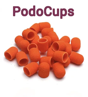 מארז 10 יח’ – ראש שיוף לפדיקור 13 מ”מ | גסות 60 גס – PodoCups