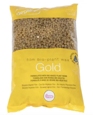 שעוות פתיתים גולד GOLD מתקלפת בשכבה דקה 1Kg דפילב depileve