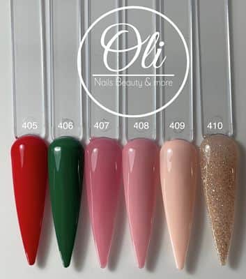 RIO gel polish לק ג׳ל ריו גוונים 405-410