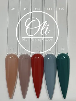 RIO gel polish לק ג׳ל ריו גוונים 411-415