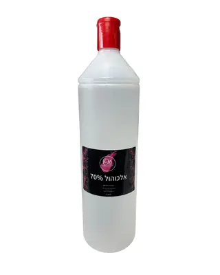 אלכוהול 70% לחיטוי וניטרול ג’ל – 1 ליטר | 70% Alcohol Gel Remover & Disinfectant