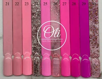 RIO gel polish לק ג׳ל ריו גוונים 21-30