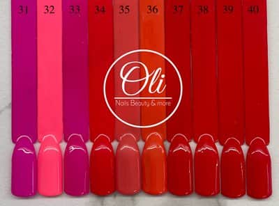 RIO gel polish לק ג׳ל ריו גוונים 31-40