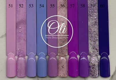 RIO gel polish לק ג׳ל ריו גוונים 51-60