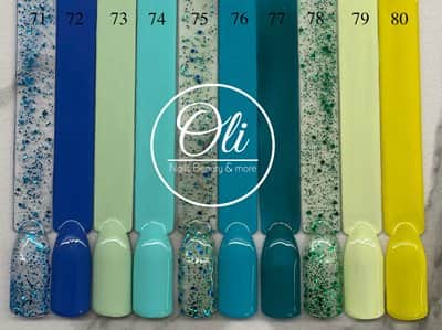 RIO gel polish לק ג׳ל ריו גוונים 71-80