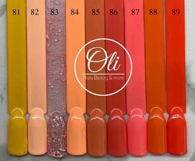 RIO gel polish לק ג׳ל ריו גוונים 81-89