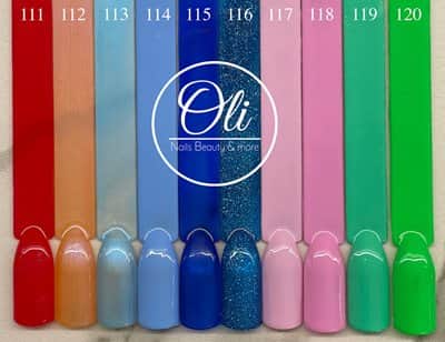 RIO gel polish לק ג׳ל ריו גוונים 111-120