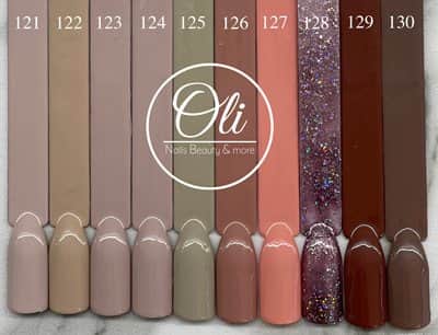 RIO gel polish לק ג׳ל ריו גוונים 121-130