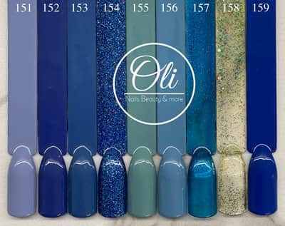 RIO gel polish לק ג׳ל ריו גוונים 151-159