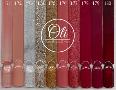 RIO gel polish לק ג׳ל ריו גוונים 171-180
