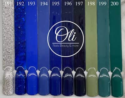 RIO gel polish לק ג׳ל ריו גוונים 191-200