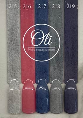 RIO gel polish לק ג׳ל ריו גוונים 215-219